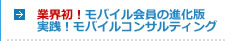 業界初！モバイル会員の進化版　実践！モバイルコンサルティング